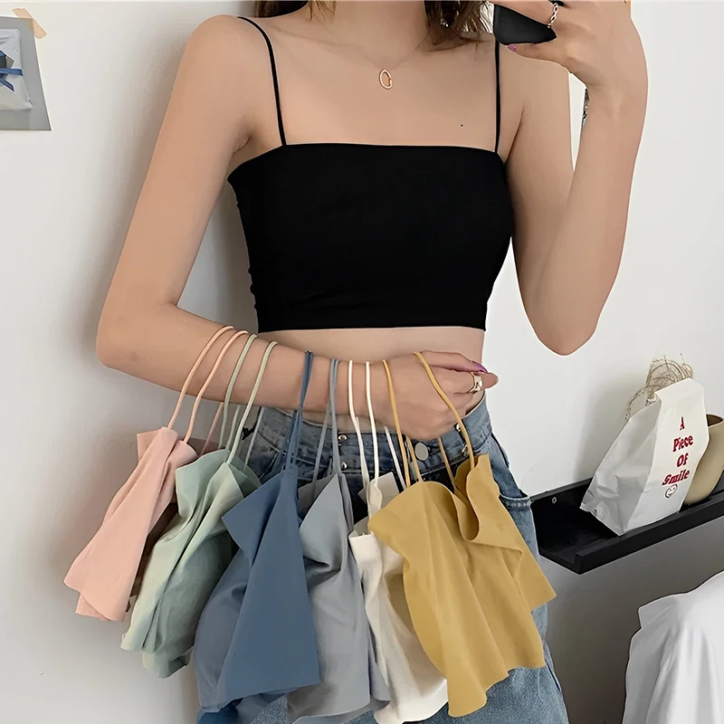 Women's Fashion Backless Tube Top Breathable Anti-Exposure Bottom Wear Bra Underwear Women